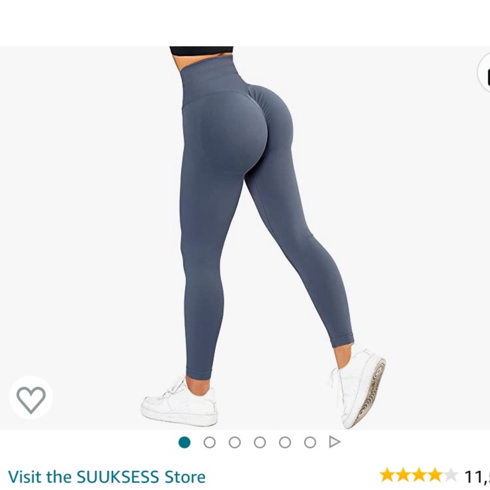 SUUKSESS High waisted seamless scrunch leggings